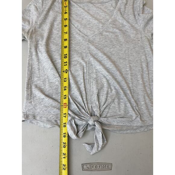 Lululemon Crop Knot Gonna Fly Tee S Minimalist Athleisure Pilates Capsule Gym - Picture 8 of 10